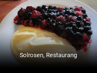 Solrosen, Restaurang