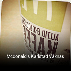 Mcdonald's Karlstad Våxnäs