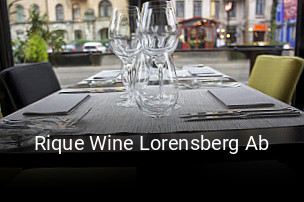 Rique Wine Lorensberg Ab